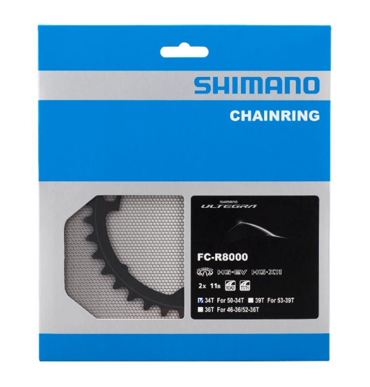 SHIMANO CHAINRING FC-R8000 34T-MS for 50-34T